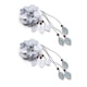 thumbnail image 1 of Jumpingount 2 piezas mujeres vestido cintura cuerda niñas portátil reutilizable lavable flor cinturón diseño Simple auto corbata decoración Accesorios de disfraces Gris, 1 of 6