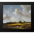 thumbnail image 2 of Van Ruisdael, Jacob 13x12 Black Modern Framed Museum Art Print Titled - Landscape with a Wheatfield, 2 of 5