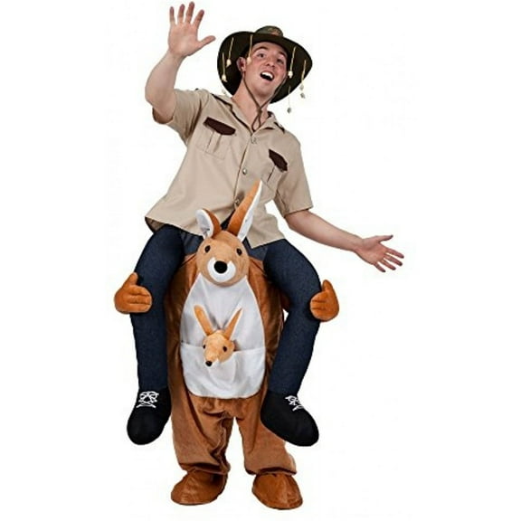 Kangaroo Shoulder Carry Ride On Costume Fancy Party Funny Dress