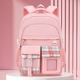 thumbnail image 2 of gcong Lightweight School Backpack For Spine Support Design For Elementary Ages 5 To 15 Years Pink, 2 of 7