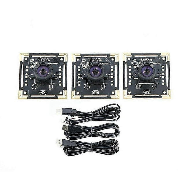 3PCS Camera Module 100 Degree OV9732 2M Cable 1280x720 30fps,Compatible for Autodarts.Io,USB Drive Free