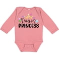 thumbnail image 3 of Inktastic Mimi's Princess Crown and Flowers Girls Long Sleeve Baby Bodysuit, 3 of 5