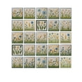 thumbnail image 3 of 25 Pcs Tiles Stickers 6x6inches Floral Tile Decals for Kitchen Bathroom Wall Stairs Decor Vinyl Peel and Stick, 3 of 8