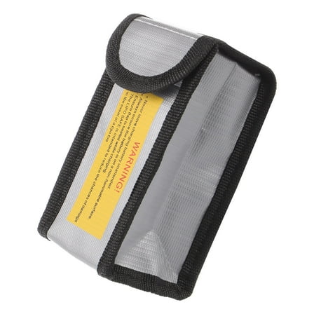 Amosfun Explosion Proof Bag Lithium Battery Storage PVC Portable Travel 1Pack