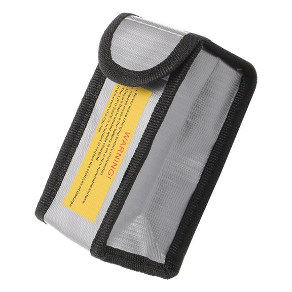 Amosfun Explosion Proof Bag Lithium Battery Storage PVC Portable Travel 1Pack