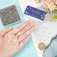 thumbnail image 3 of 1 Box 2000pcs Open Jump Rings 304 Stainless Steel Jump Rings Split O Rings Link Rings Metal Jumping Rings Keychain Rings for Jewelry Making Accessories DIY Earrings Bracelet Necklace Craft, 3 of 9