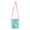 Green, variant on Light Blue Light Blue Beach Mesh Collector Bag With Zipper And Shoulder Strap For Kids And Adults Summer Use