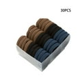 thumbnail image 1 of CUITING 30 Pcs Attaches Cheveux Style Simple Attaches Cheveux pour Cheveux Épais Haute Élasticité Chouchous Combinaison 7 Taille Moyenne, 1 of 4