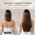 thumbnail image 3 of White Durable Double Sided Hair Tape,QZS Portable Hair Extension Tape,1.57x0.3inch Hair Adhesive Supplies for Home Use, 3 of 7