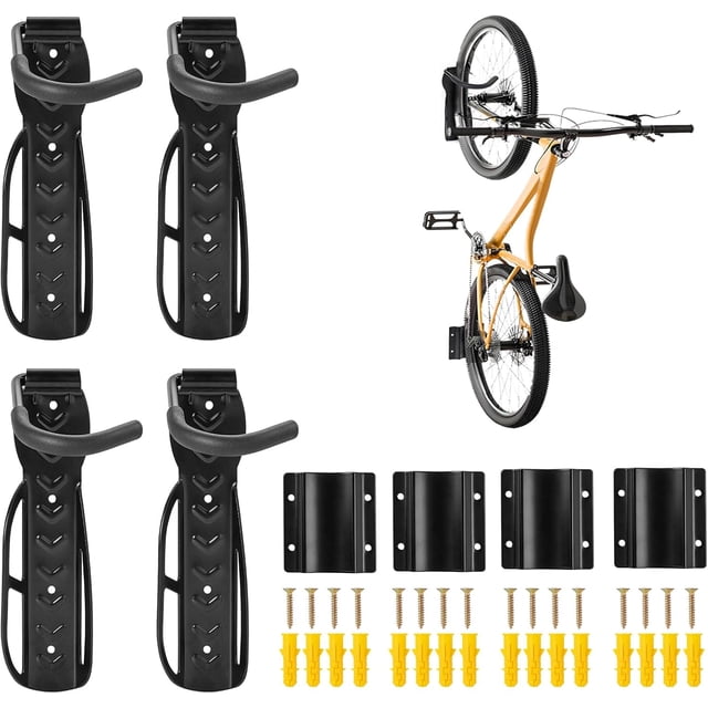 Bike Holders Wall Mounted Home Garage Storage Bike Rack Bicycle Hanger Hook