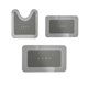 thumbnail image 4 of 3 Piece Bathroom Toilet Mat Set Super Absorbent Dry Washable Non Slip Backing For Safe And Easy Cleaning Perfects For Any Home Hotel Shower Room, 4 of 6