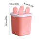 thumbnail image 3 of Molde de plástico para paletas heladas con tapa – Molde reutilizable de 4 cavidades para helados caseros, paletas de frutas y paletas de yogur congeladas., 3 of 6