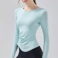 thumbnail image 3 of Camiseta sin costuras para mujer, blusa de manga larga, Top deportivo para Yoga, camiseta de Fitness para mujer, camisetas de entrenamiento para gimnasio, ropa deportiva para mujer, 3 of 5
