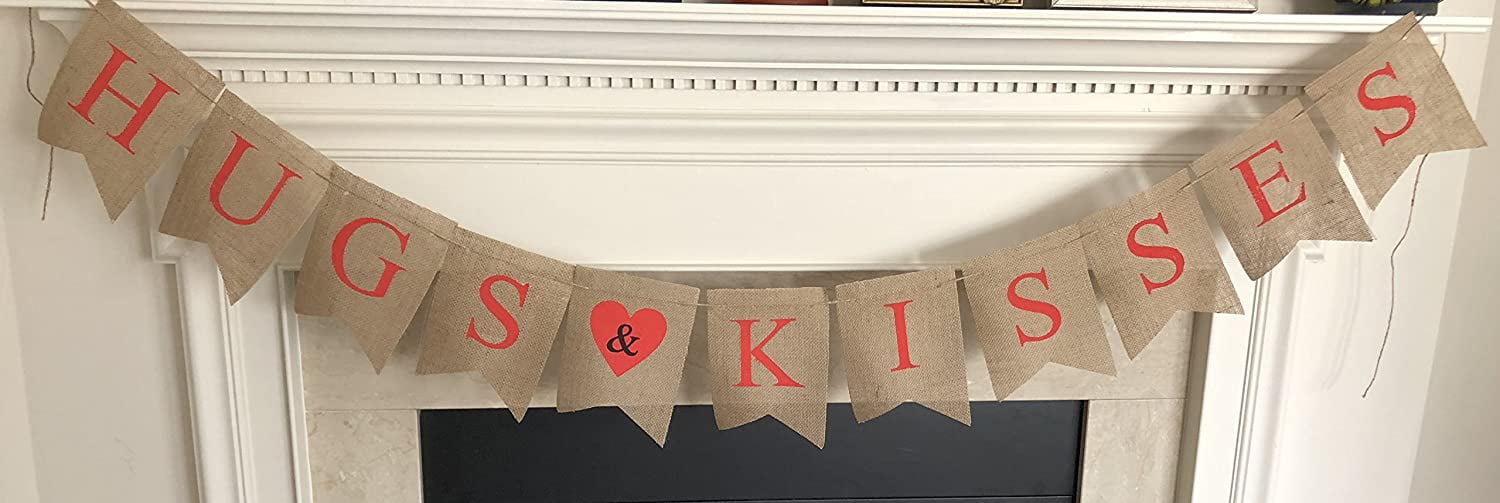 Save The Date Engagement or Wedding Burlap Banner