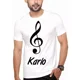 thumbnail image 1 of Playera Camiseta Personalizada Musico Nota Musical C Nombre, 1 of 5