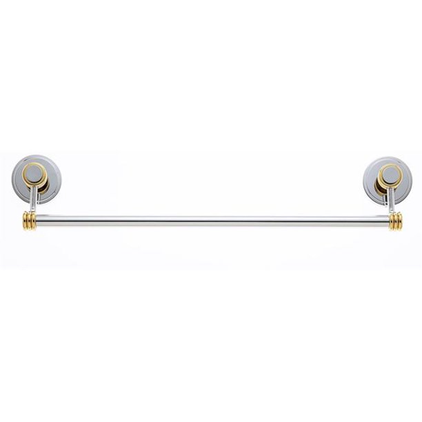 JVJHardware 23124 Contemporary 24 in. Towel Bar Set Concealed Screw