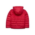 thumbnail image 3 of Ixtreme Boys Solid Quilted Hooded Puffer Jacket, Sizes 4-18, 3 of 3
