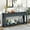 Navy, variant on Harper & Bright Designs Console Table for Entryway Hallway Sofa Table with Storage Drawers and Bottom Shelf, Gray Wash