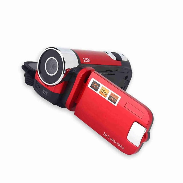 Cámara De Vídeo Full HD, Rotación De 270 Grados Videocámara Digital De Alta Definición 16X, Grabadora De Cámara Digital Con Sensor COMS De Para Uso Doméstico Viajar