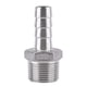thumbnail image 1 of Práctico adaptador de lengüeta BSP 1/8 "~ 3/4" Conector de cola de manguera de acero inoxidable Conector de manguera calentamiento de agua para tubería de aire Tubería de ANGGREK Otros, 1 of 3