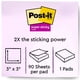 thumbnail image 2 of Sticky Notes Post-it Super Sticky, 7,6 x 7,6 cm, 1 bloc, 2 of 5