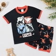 thumbnail image 2 of NOLDARES Toddler Baby Boy Summer Clothes Set Dinosaur Letter Print Tee Cotton Shorts Outfit 1T 2T 3T 4T Blazer,6-7 Y, 2 of 6