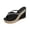Black, variant on Women Casual Sandals Open Toe Slide Sandals Soft Lightweight All Season Comfy Walking Sandals