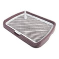 thumbnail image 2 of Mesh Dog Toilet Litter Box Easy Clean Comfortable for Pet Litter Small and Medium Dogs Pink, 2 of 9