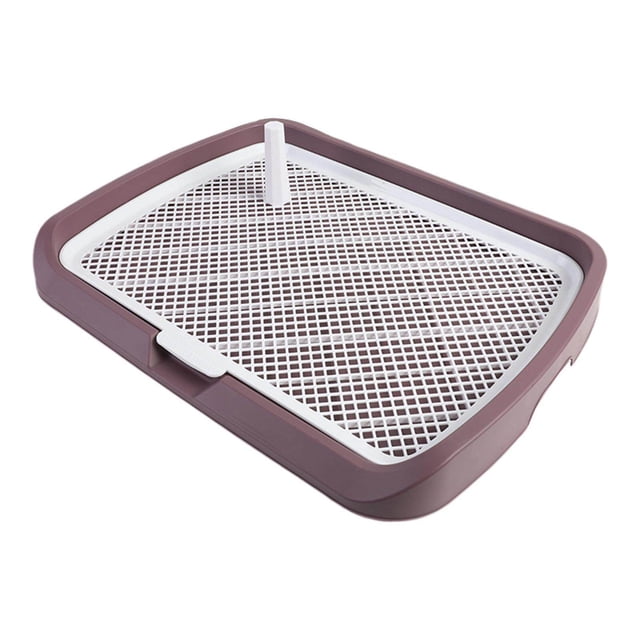 Xingzhi Mesh Dog Toilet Litter Box Easy Clean Comfortable for Small and Medium Dogs Pink