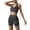 A924_Dark Gray, variant on CIENVNSTG Two Piece Workout Sets for Women Summer Seamless High Waist Shorts Yoga Outfits Sports Bra Gym Shorts Workout Gym Yoga Black L