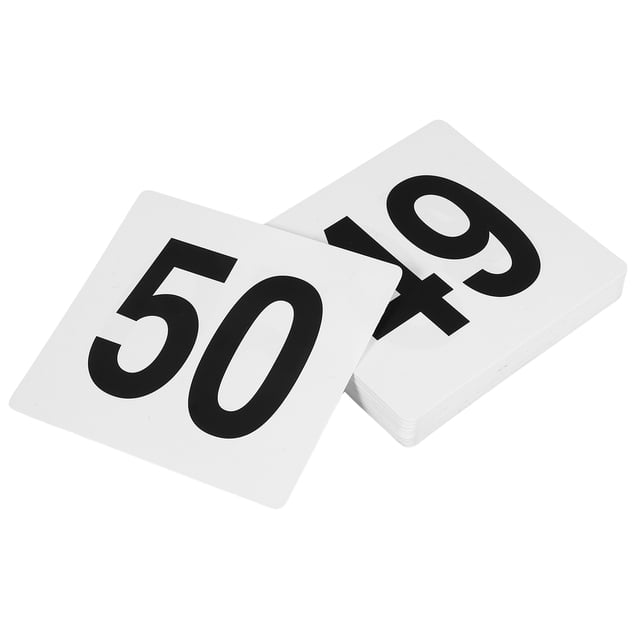 ADDHAT 50Ud Tarjetas Para De PVC Con Resistente Para Eventos