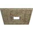 thumbnail image 3 of Ekena Millwork 18"W x 18"H x 3 1/2"ID x 1 1/8"P Eris Ceiling Medallion (Fits Canopies up to 9 7/8"), Hand-Painted Gobi Desert Crackle, 3 of 5