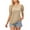 Beige, variant on Fesfesfes T Shirt Women's Solid Round Neck Button Loose Casual Short Sleeved T-shirt Women's Short Sleeved Round Neck Top/shirt Womens Short Sleve Shirt S(US:4)