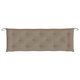 thumbnail image 1 of Cojín de banco exterior Benzara Claire Taupe Oxford 150 cm, 1 of 6