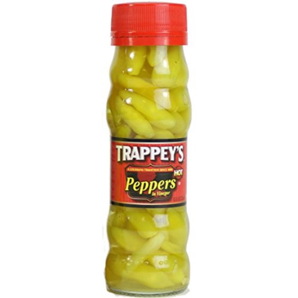 trappey's peppers, in vinegar (hot tabasco peppers), 4.5 oz.