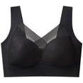 thumbnail image 4 of Afdoent Bras for Women Seamless Lace Backless Bra Push Up Lift Fixed Cup Vest Style Wireless Comfy Everyday Bra, 4 of 7