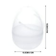thumbnail image 3 of Transparent Easter Eggs with Handles Giant Clear Fillable Empty Blank Easter Egg for Easter Hunt Decoration S, 3 of 5