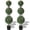 48", variant on Garvee 4FT Artificial Ball Topiary Trees (Set of 2) - UV Resistant Outdoor Plants with Realistic Vines & Insects - Zero Maintenance Home Office/Porch Decor