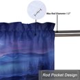 thumbnail image 5 of Deer Aurora Curtains Valances for Home Decor Night Sky Landscape Colourful Northern Lights Forest Thermal Insulated Room Darkening Curtain for Dinning Room 54 by 18 in, 1 Panel, 5 of 6