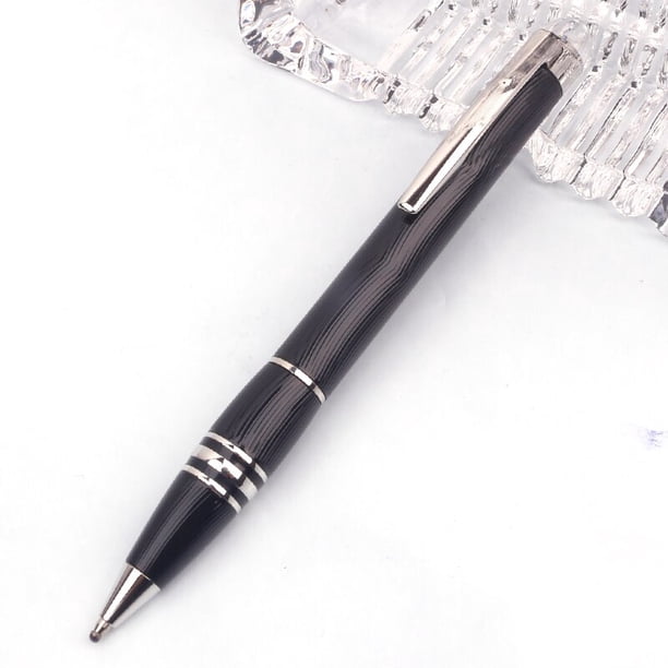 Bolígrafo De Lujo MB Monte, pluma estilográfica de resina negra, Metal, estrella, Bola de rodillo, pluma con número