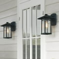thumbnail image 6 of LNC 1-Light Matte Black Outdoor LED Wall Light Contemporary Farmhouse Outdoor Lighting Fixture, 6 of 13