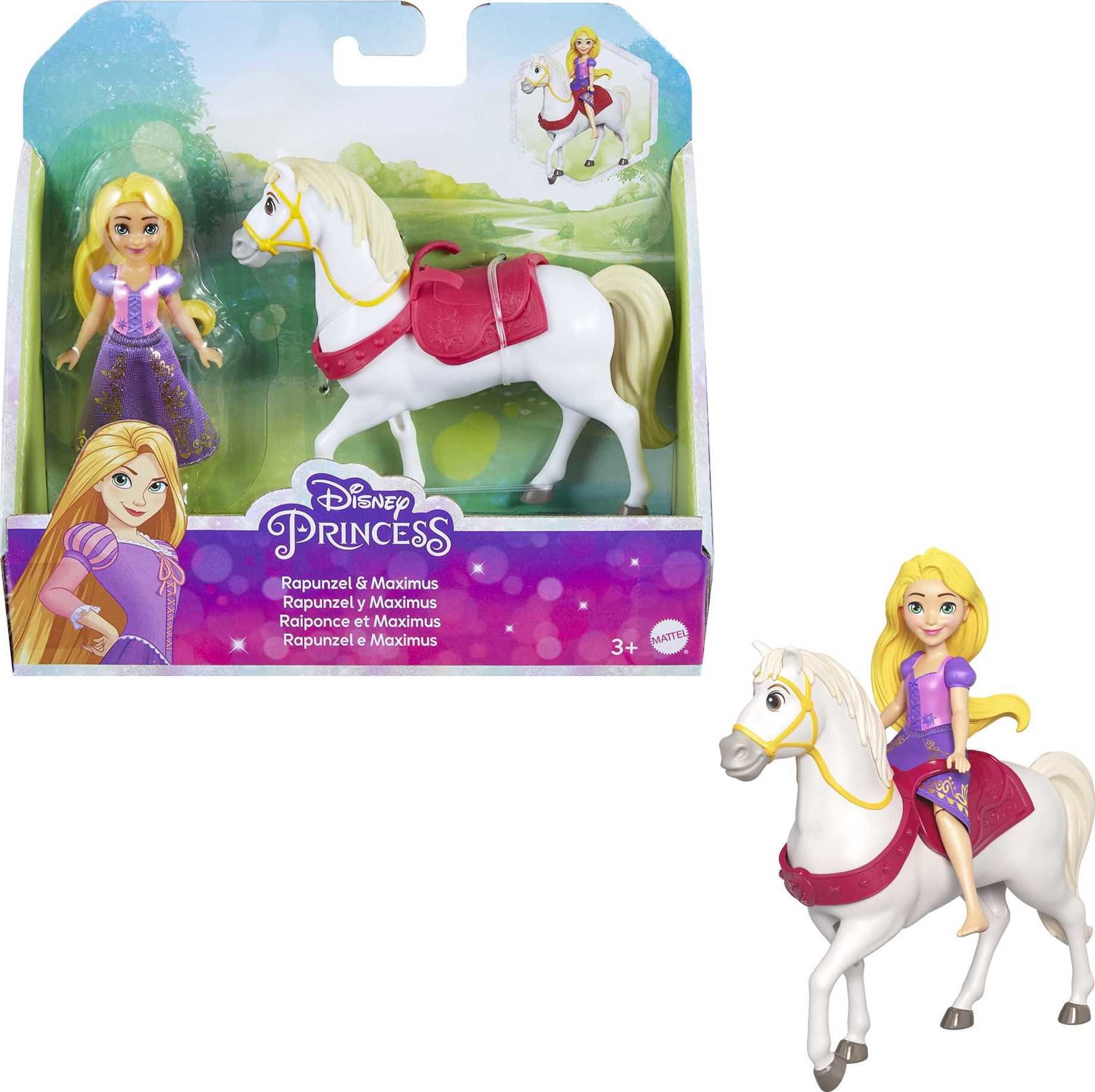 Disney Princess Rapunzel Doll with Maximus Horse Set Kuwait Ubuy