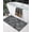 Dark Grey, variant on Bath Mats 24x43, Non Slip Quick Dry Rugs, Super Absorbent Ultra Thin Marble Bathmat, Washable Rubber Mats for Shower Floor, in Front of Bathtub, Sink, Bathroom Accessories Decor, Black