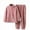 Pink, variant on KyCheLot Women's Fleece Pajama Set Thick Warm Long Sleeves Zip up Tops and Elastic Waist Pants Homewear Sleep