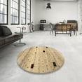 thumbnail image 4 of Ahgly Company Machine Washable Indoor Rectangle Contemporary Peru Brown Area Rugs, 2' x 4', 4 of 7