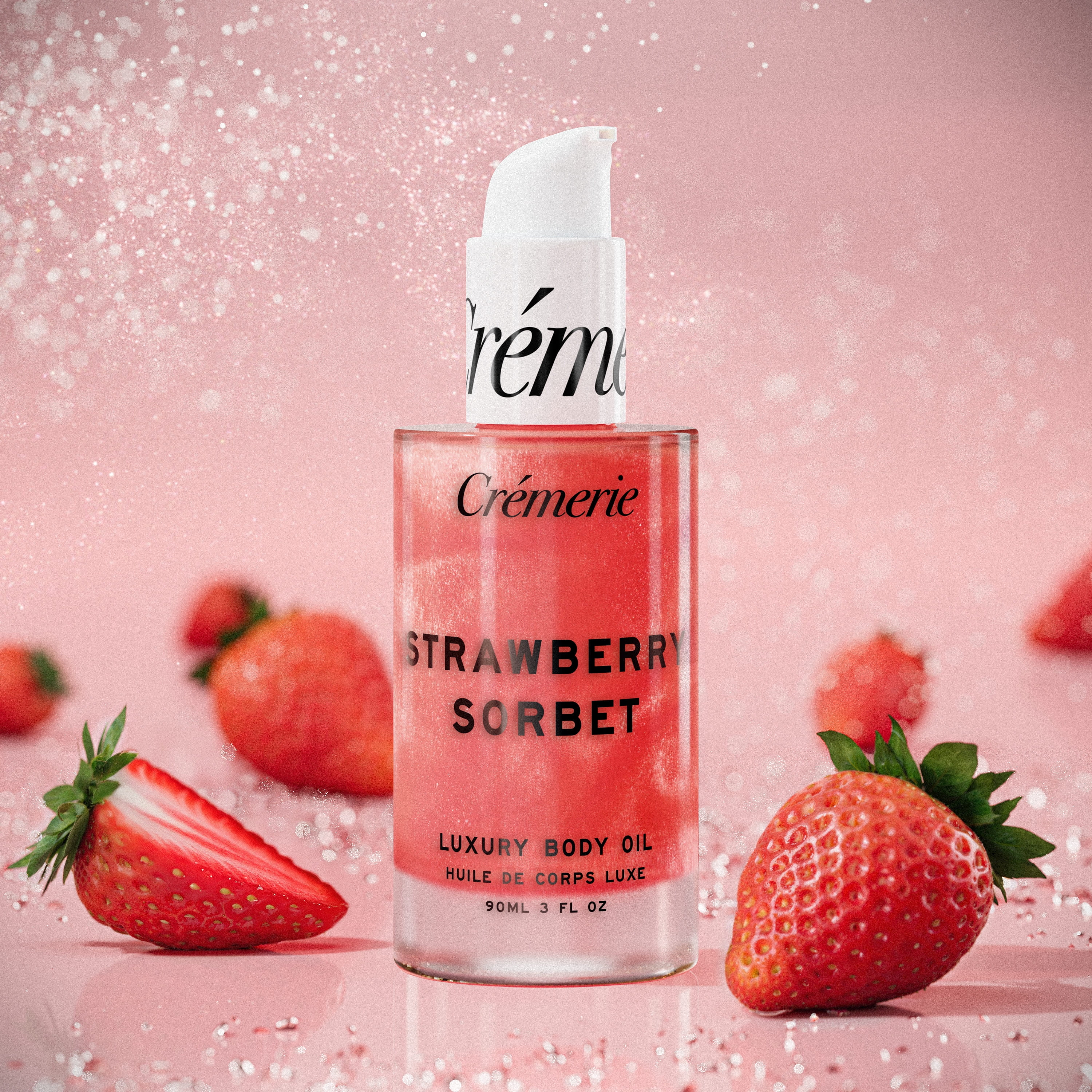 CREMERIE BODY OIL STRAWBERRY SORBET