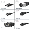 thumbnail image 2 of 42V 2A Charger with 6 Connections for 36V 10S Lithium Battery, Universal Lithium Battery Fast Charger Replacement, Compatible with Razor, Jetson, Voyage, gotrax, ninebot and More, 2 of 6
