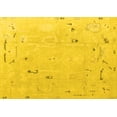 thumbnail image 1 of Ahgly Company Machine Washable Indoor Rectangle Oriental Yellow Traditional Area Rugs, 4' x 6', 1 of 4