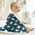 thumbnail image 3 of Cute Dinosaur Cartoon Pattern Soft Sherpa Fleece Throw Blanket, Warm Cozy Plush Blanket for Sofa Bed Couch, All Season, 30"x40", 3 of 5