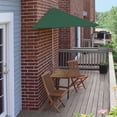 thumbnail image 5 of Blue Star Group Terrace Mates Villa Standard Table Set w/ 9'-Wide OFF-THE-WALL BRELLA - Blue Olefin Canopy, 5 of 9